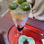 黒豆茶庵・北尾 錦店 - エメラルドパフェ