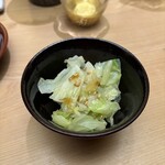 鮨 原正 - 茹でキャベツ 白胡麻