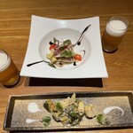 菜な - お通し2種