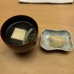 鮨 原正 - お吸物（豆腐）