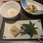 カジュアル 鉄板 伊達 - カジュアルコース７１５０円。一品ひと品も、全体のバランスも良い前菜です。