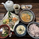 菜食健美 美卯 - 霜月の魚メニュー。