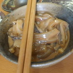 天ぷら徳家 - 徳家定食　７４０円　食べ放題　イカの塩辛　【　２０１４年５月　】