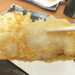 天ぷら徳家 - 徳家定食　７４０円　天麩羅　１回目　鮭・玉ねぎの鮭　【　２０１４年５月　】