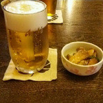 いちふじ - 生ビール&お通し