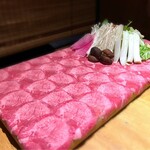 水炊き吟醸もつ鍋 由乃 - タン映え