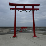 お食事処　さんぽう - 有明海の遠浅で丸見えの海中鳥居