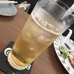 洋風ダイニングバー 町家バル - 梅酒ソーダ割り（自家製梅酒）