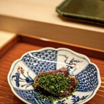 いしまる - 鰹のたたき辛子醤油