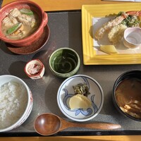 日本料理　さざんか - あんこう鍋御膳　全容