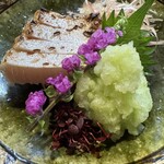 東寿し - ぶりの炙り