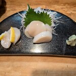 御食事処みのる - ホタテ刺し