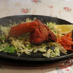 Jothi Kiran - セットのタンドール料理。別に出てくるのは珍しい。熱々。