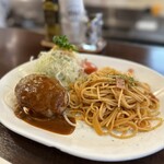 キッチンTiKi - スパゲッティセット　ハンバーグ＆ナポリタン