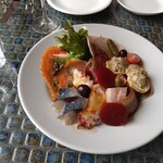 ローストビーフの店 Watanabe - 前菜の盛り合わせ