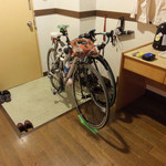 ホテル琵琶湖プラザ - 部屋まで自転車も持ち込め、ポタリング準備がラクに出来ました♪
持ち込みなどはフロントで確認を！&お部屋が汚れないよう敷物など気遣いは必要かと(^^ゞ
