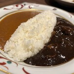 東洋軒 東京ステーション - ・松坂牛ロイヤルブラックカレー&海の幸の贅沢カレーライスのランチセット(2,970円)