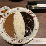 東洋軒 東京ステーション - ・松坂牛ロイヤルブラックカレー&海の幸の贅沢カレーライスのランチセット(2,970円)