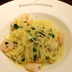 후레스킷시마 - 岩手　洋野町の行者にんにくと小海老のペペロンチーノ