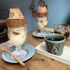 ヤヤマル カフェ - モンブランパフェとコーヒー