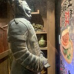 朋友雑穀食府 - 兵馬俑の人形です