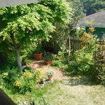 ラ・ボッテガ・ゴローザ - 客席からの庭の眺め