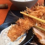 新宿さぼてん - エビフライとタルタル