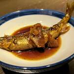 魚処 天悟 - 子持ち鮎の甘露煮
