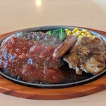 ジョイフル - ミックスグリルランチ　878円