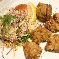 鶏料理 清水 - 鶏もも肉のスパイス唐揚げ定食1,500円税込