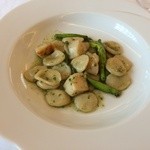 リストランテ・マッサ - 帆立と金針菜とバジルのオレキエッテ