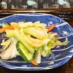 きまぐれそば七 - お新香