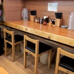 タンメン亭 - カウンター席