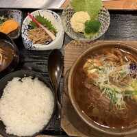 スギモト 本店 - 味噌煮込みハンバーグ定食2000円
