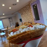 奈。かふぇ - チョコバナナいちごカスタード