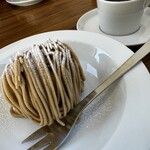 cafe Toi3 - 季節のケーキ　モンブラン