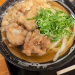 いぶきうどん エキア北千住店 - 鶏天かけ