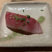 肉料理 KOJIRO - 和牛タテバラの炙り寿司