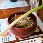 大和屋 - ねぎそば（1,150円）