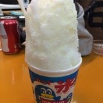 やっこ蛸 - さらさらかき氷 カルピス200円に練乳ダブルトッピングで合計300円