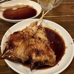 焼串鶏 - 手羽先が予想外のイメージ
