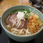むさしの エン座 - 焼豚うどん+天かす+おろし