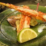 和風花紋 - 活けタラバ焼き