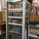 やっこ蛸 - 飲み物はここから好きなのを自分でとります。