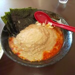 大岩亭 - 辛いのりラーメン特鳥3辛麺カタ