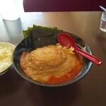 大岩亭 - 辛いのりラーメン特鳥3辛麺カタ