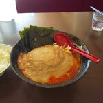 大岩亭 - 辛いのりラーメン特鳥3辛麺カタ