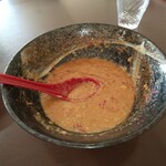 大岩亭 - 今日はスープ完食出来ず…