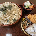 直利庵 三浦屋 - 定食セット+ざるそば