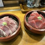 錦寿司 坂城店 - ブリ丼とマグロ丼